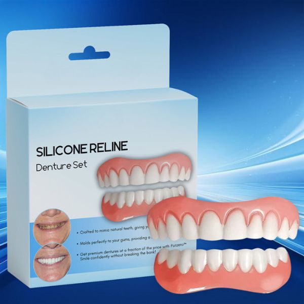 1+1 FREE | Silicone Reline Denture Set™ Ensures Permanent Use