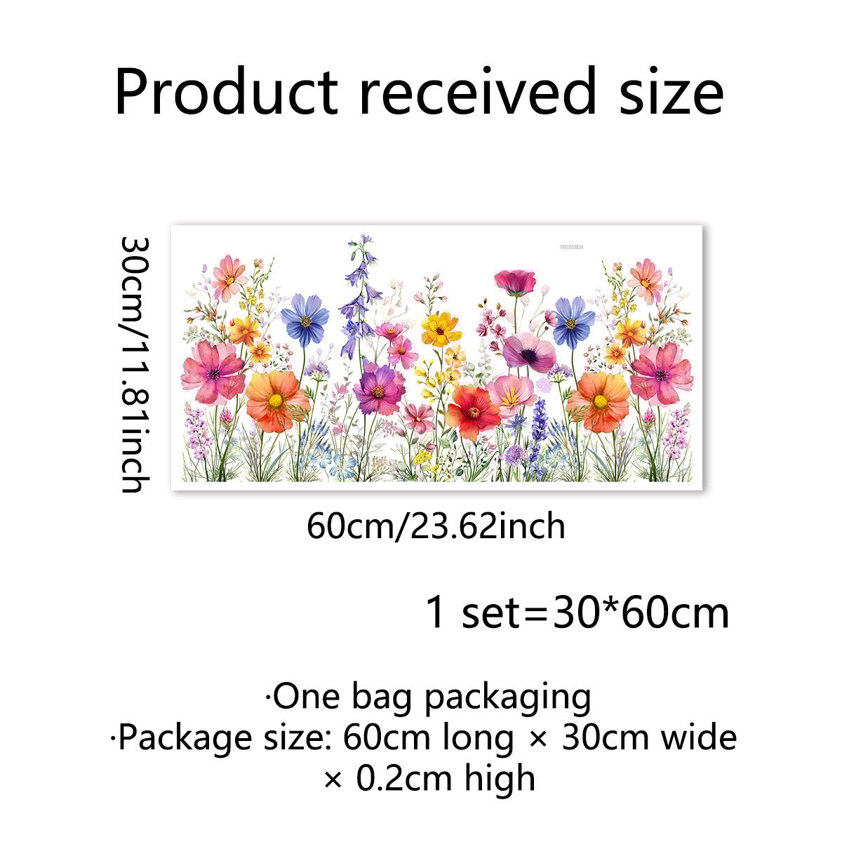 1+1 Free | Colorful Flower Stickers for Your Windows