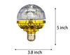 RGB Strobe LED Rotating Light Bulb – Create a party atmosphere with colorful lights!