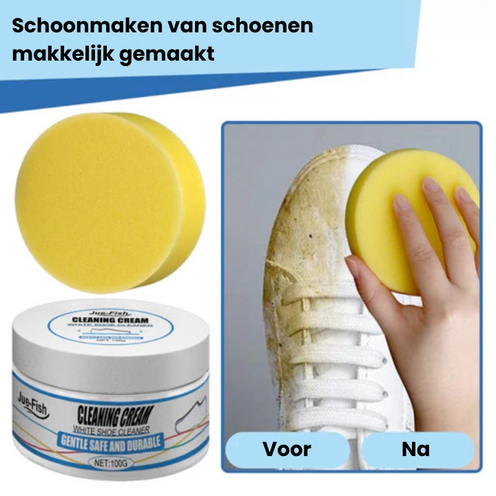 1+1 Free | White Shoe Cleaner – Sparkling Clean Without Scrubbing