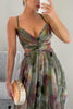 Giselle™ – Floral Maxi Dress with Cut-Out Waist and Tulle Skirt