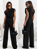Maria™ | Women's Set with Pleats and Round Neckline
