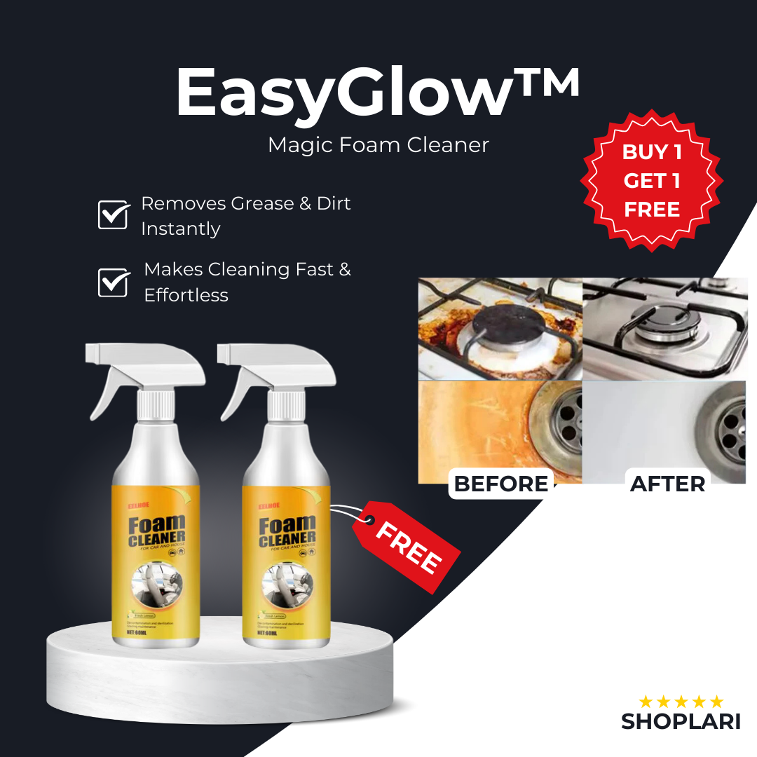EasyGlow™ Magic Foam Cleaner Last Day 1+1 FREE🔥