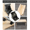 90-Degree Self-Locking Foldable Furniture Fittings made of Steel (x2)