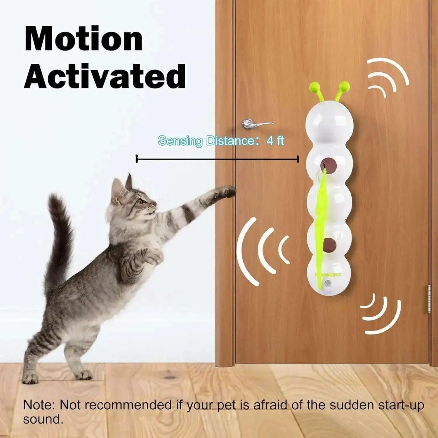 FurrWhirl – Interactive Cat Toy with Worm Motion