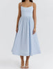 Abilene – Elegant midi dress made of linen