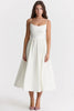Abilene – Elegant midi dress made of linen