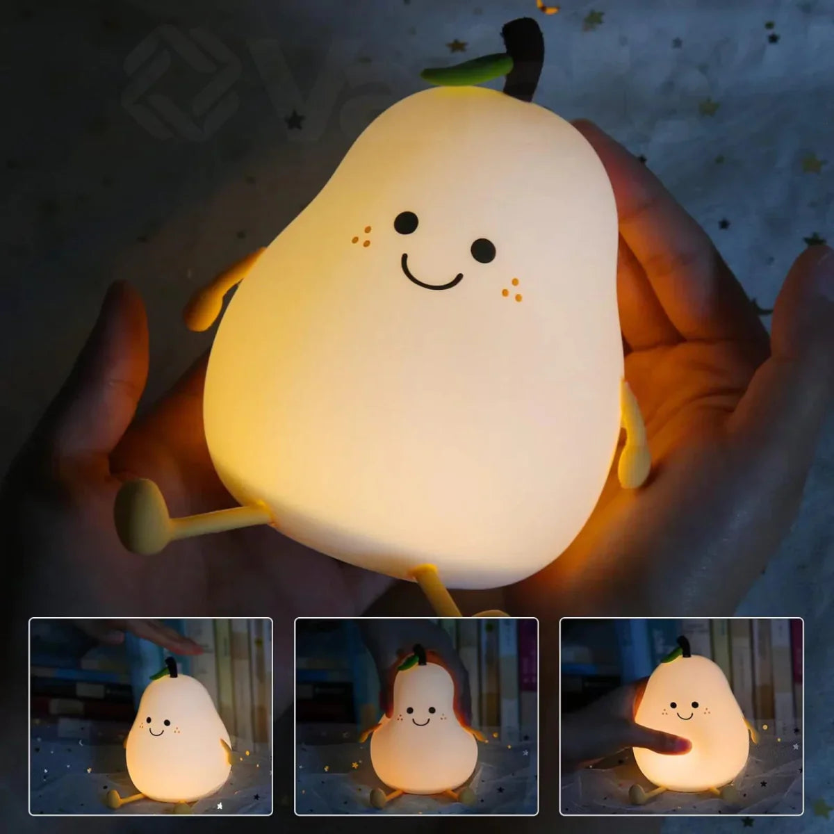 My Lumi Pear | Rechargeable Silicone LED Lamp