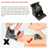 90-Degree Self-Locking Foldable Furniture Fittings made of Steel (x2)