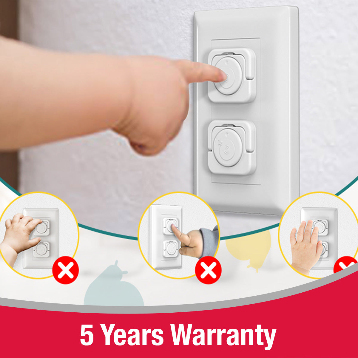 SteckSafe™ | Electrical socket protector for babies & toddlers (20 pieces)