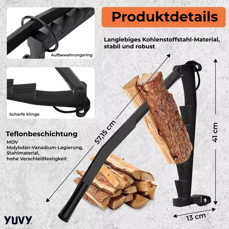 LogMaster™ Wall-Mounted Log Splitter