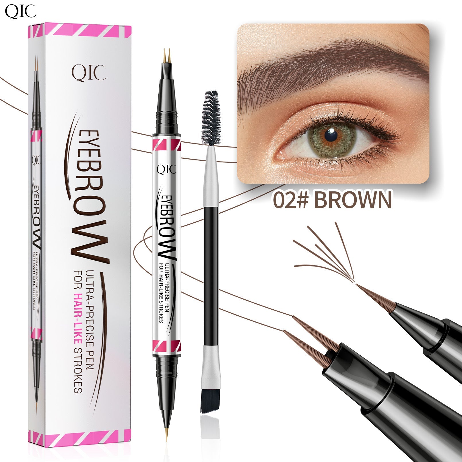 1+1 FREE | Double-headed waterproof pens without contamination