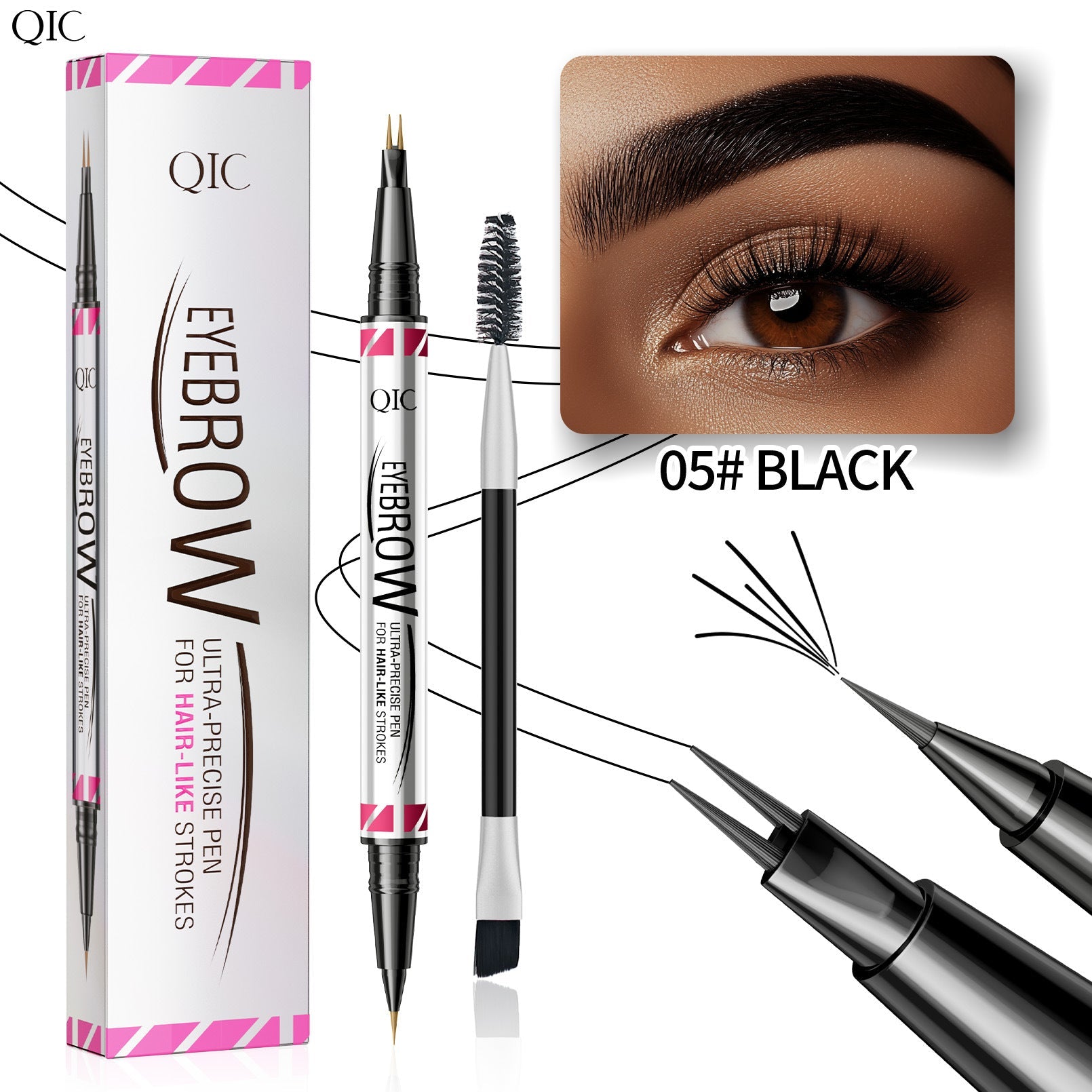 1+1 FREE | Double-headed waterproof pens without contamination