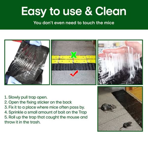 Rat Sticky Trap – Extra Strong Adhesion for Effective Pest Control
