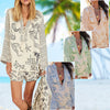 Rochella™ – Satin Set with Unique Print and Fringe Details