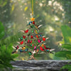 Hummingbird Tree Ornament – Colorful Charm & Warm Holiday Spirit