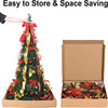6FT Foldable Christmas Tree with Ornaments