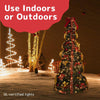 6FT Foldable Christmas Tree with Ornaments