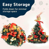 6FT Foldable Christmas Tree with Ornaments