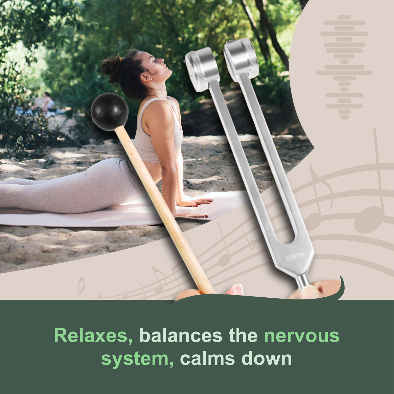 128 Hz Heil-Instrument™ | Natural Frequency for Deep Relaxation